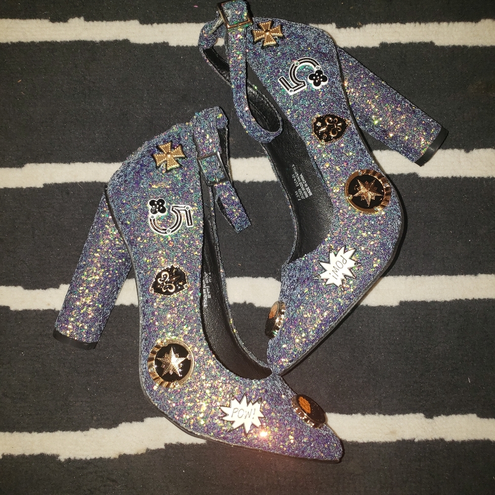Glitter heels